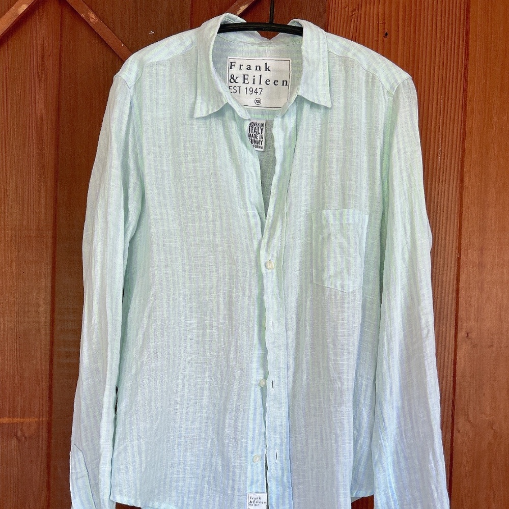 Size XS  - Frank & Eileen 100% linen shirt